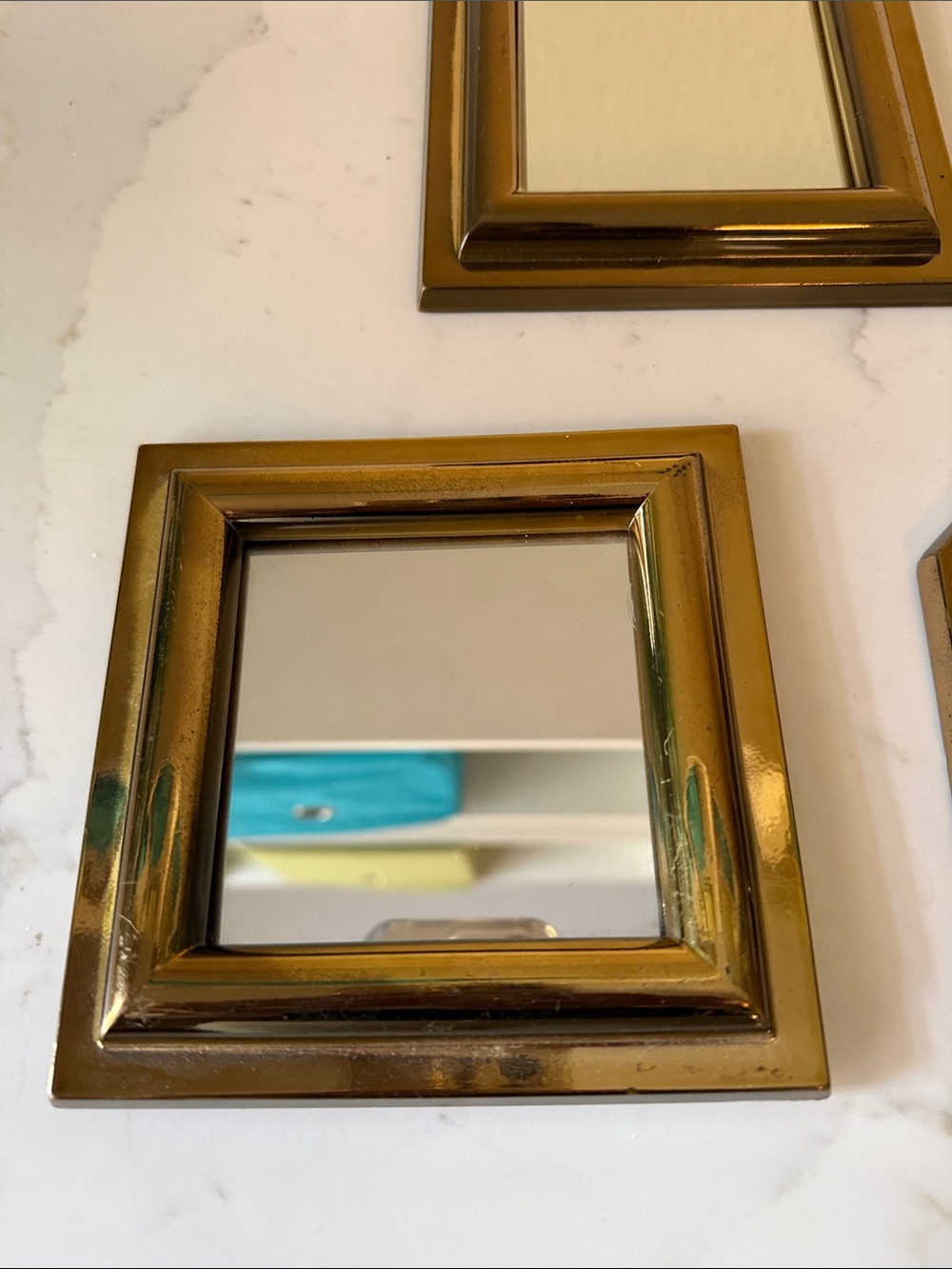 Vintage Burwood Small Decorative Mirrors Set of 3 1987 - Picture 3 of 8
